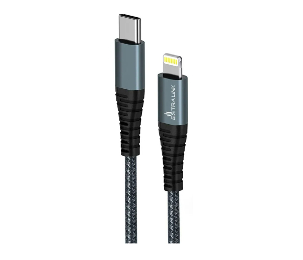 ExtraLink Smart Life USB-C - Lightning 1m Czarny - 1550949 - zdjęcie